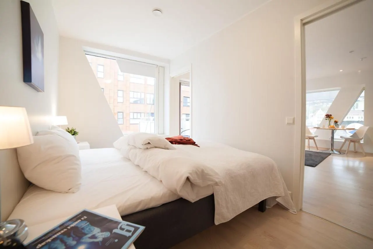 Appartamento Bjorvika Apartments, Damsgard Area, Bergen City Center Norvegia